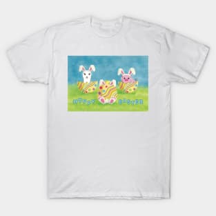 Hoppy Easter - Cute Easter Eggs T-Shirt